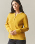 Women's Thermal Henley - Nugget Gold